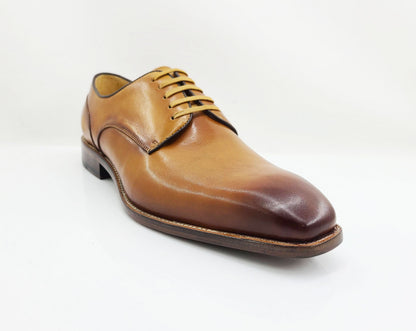 Carrucci Derby Calfskin - Cognac