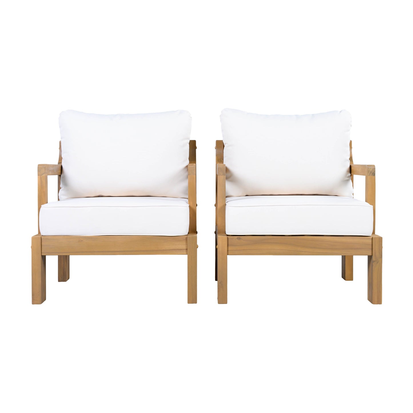 Outdoor Acacia Patio Chair (Set of 2)