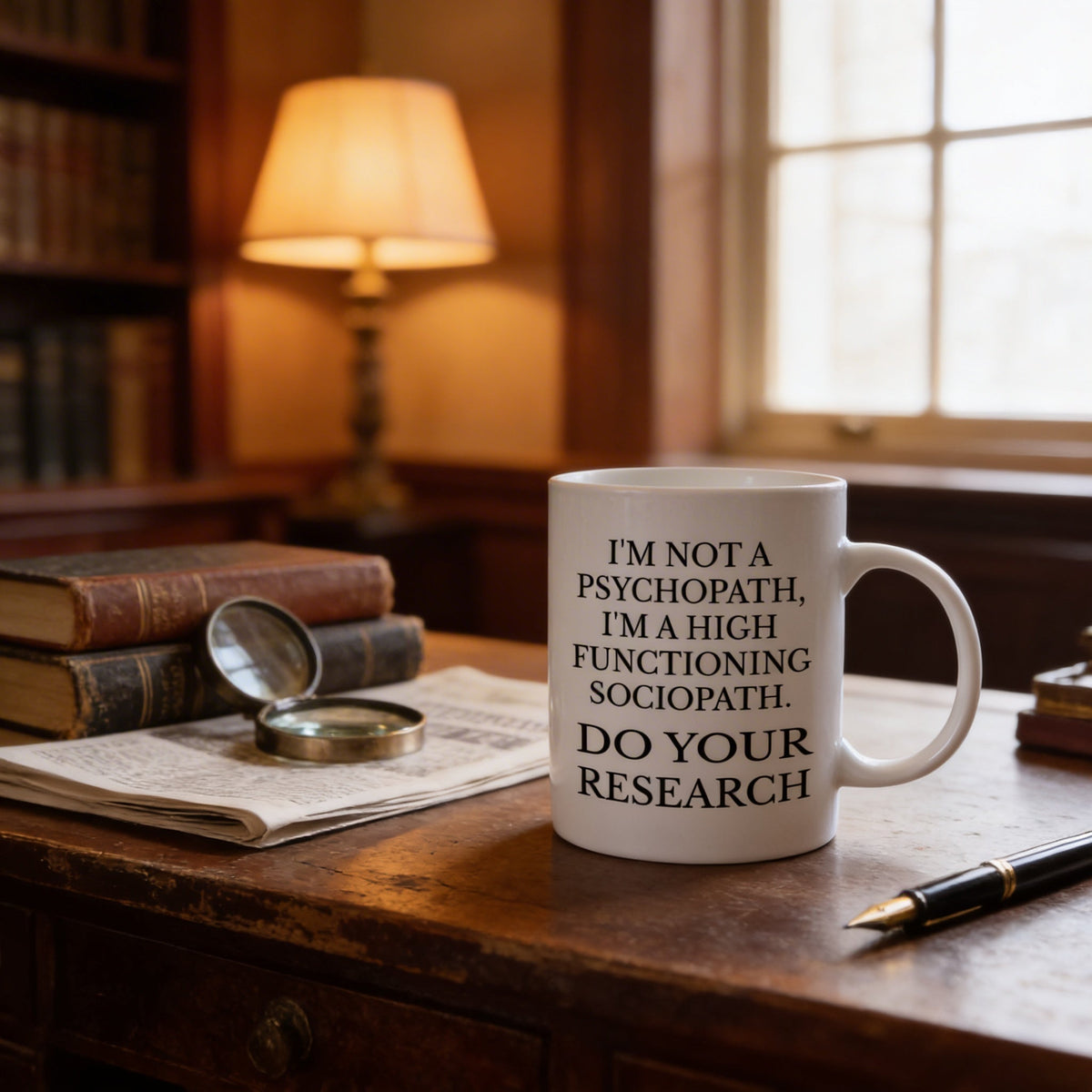 Sherlock Holmes Coffee Mug - Sherlock Holmes Gift - Coffee Mug for Sherlock Holmes Fan