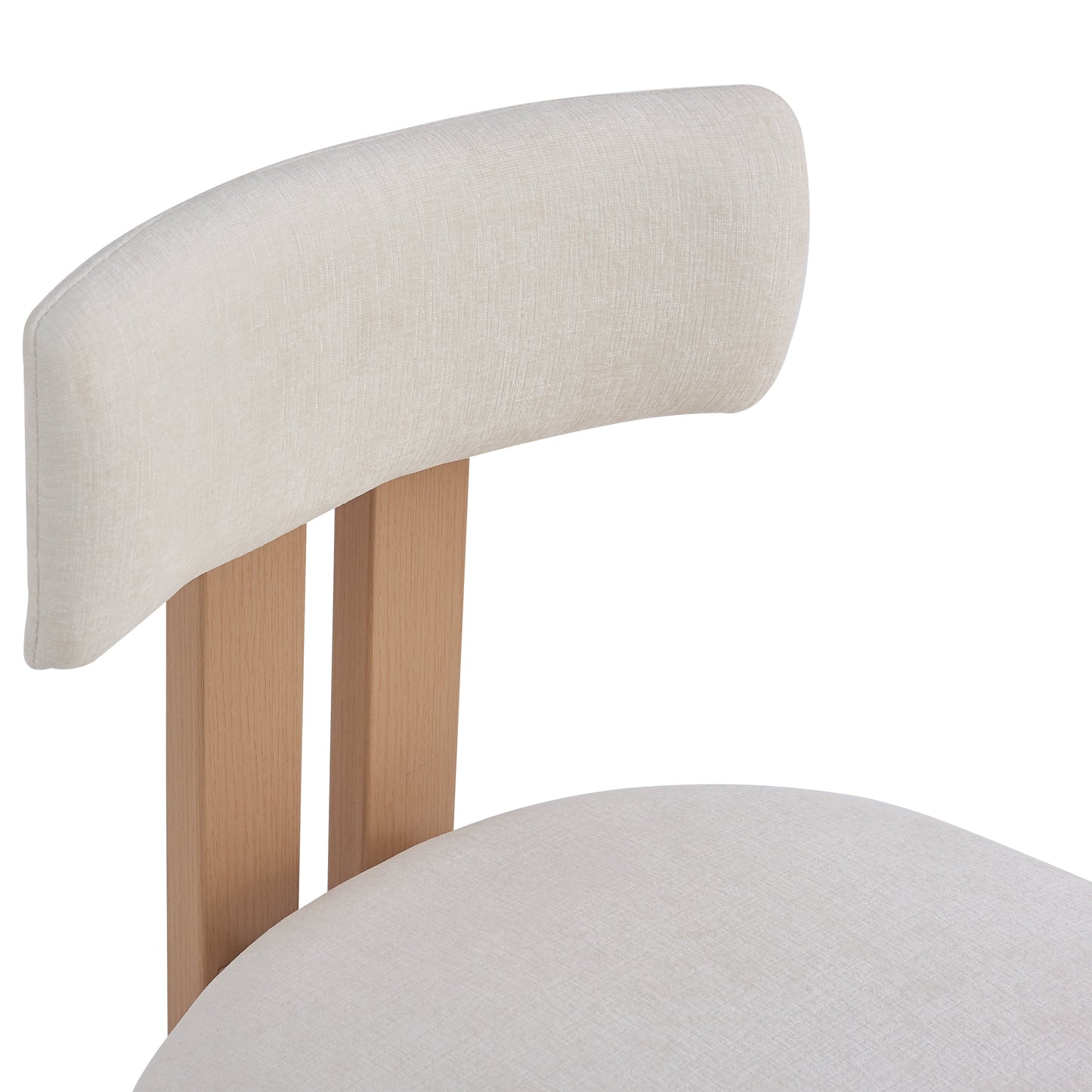 26.5'' Stylish Round Stools with Low Back
