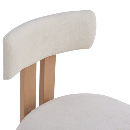 26.5'' Stylish Round Stools with Low Back
