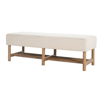 Rectangular Upholstered Storage Bench