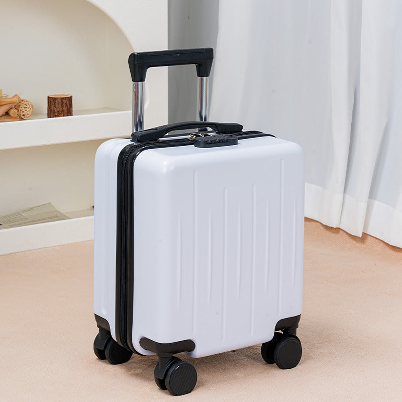 Board-Ready Mini Rolling Travel Suitcase