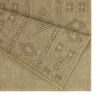 Earth GC_NTL1002 Jute/Mocha Indoor/Outdoor Area Rug