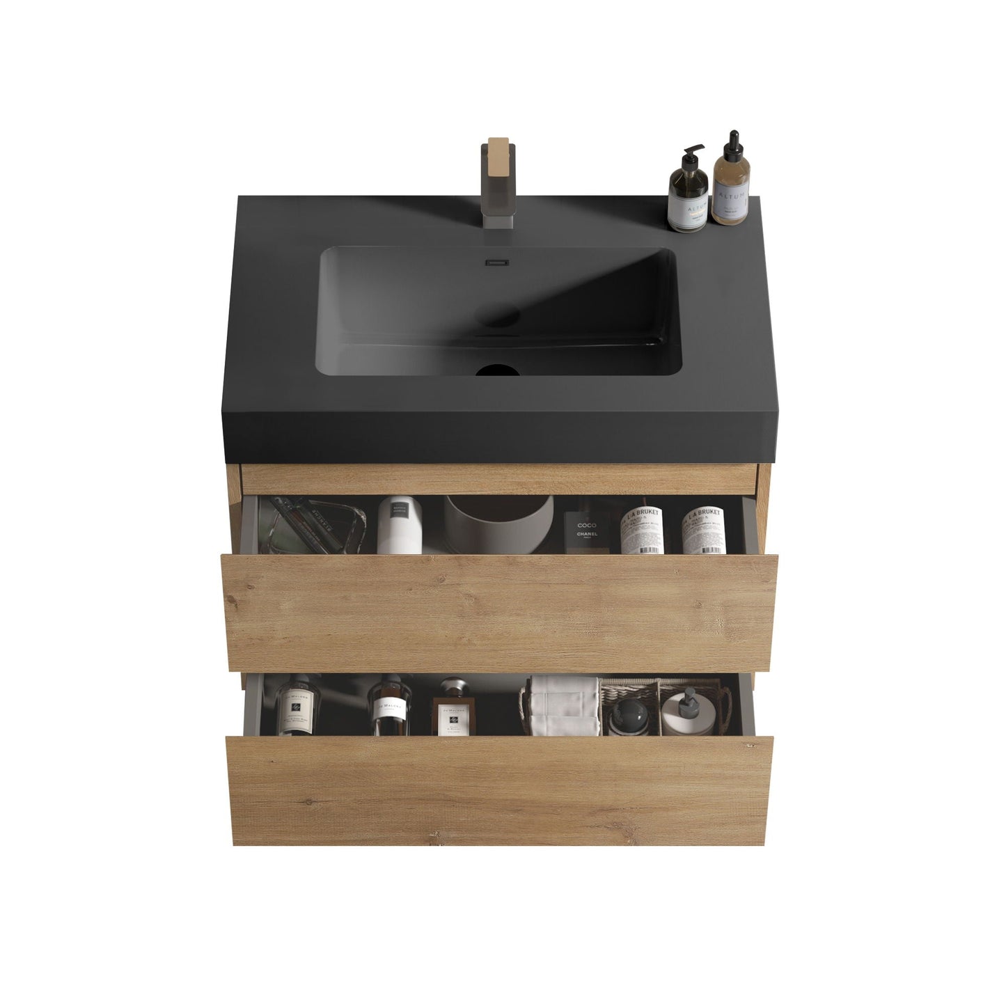 Alice Natural Oak Bathroom Vanity With Sink