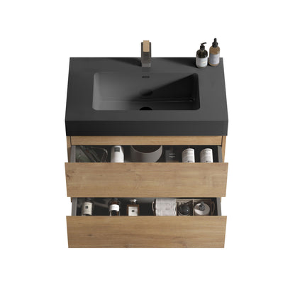 Alice Natural Oak Bathroom Vanity With Sink