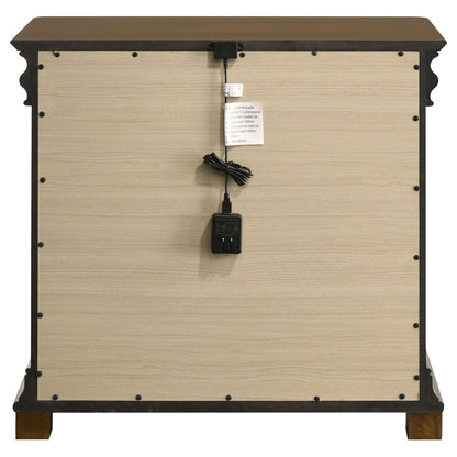 Garland 2-drawer Nightstand Bedside Table Brown Cherry