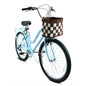 26 Inch 7-Speed City Commuter Bike With Lock & Detachable Basket