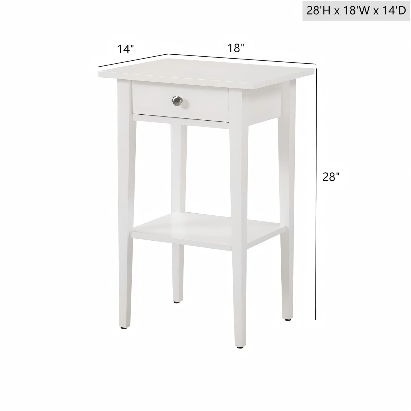 High Quality Wood Nightstand