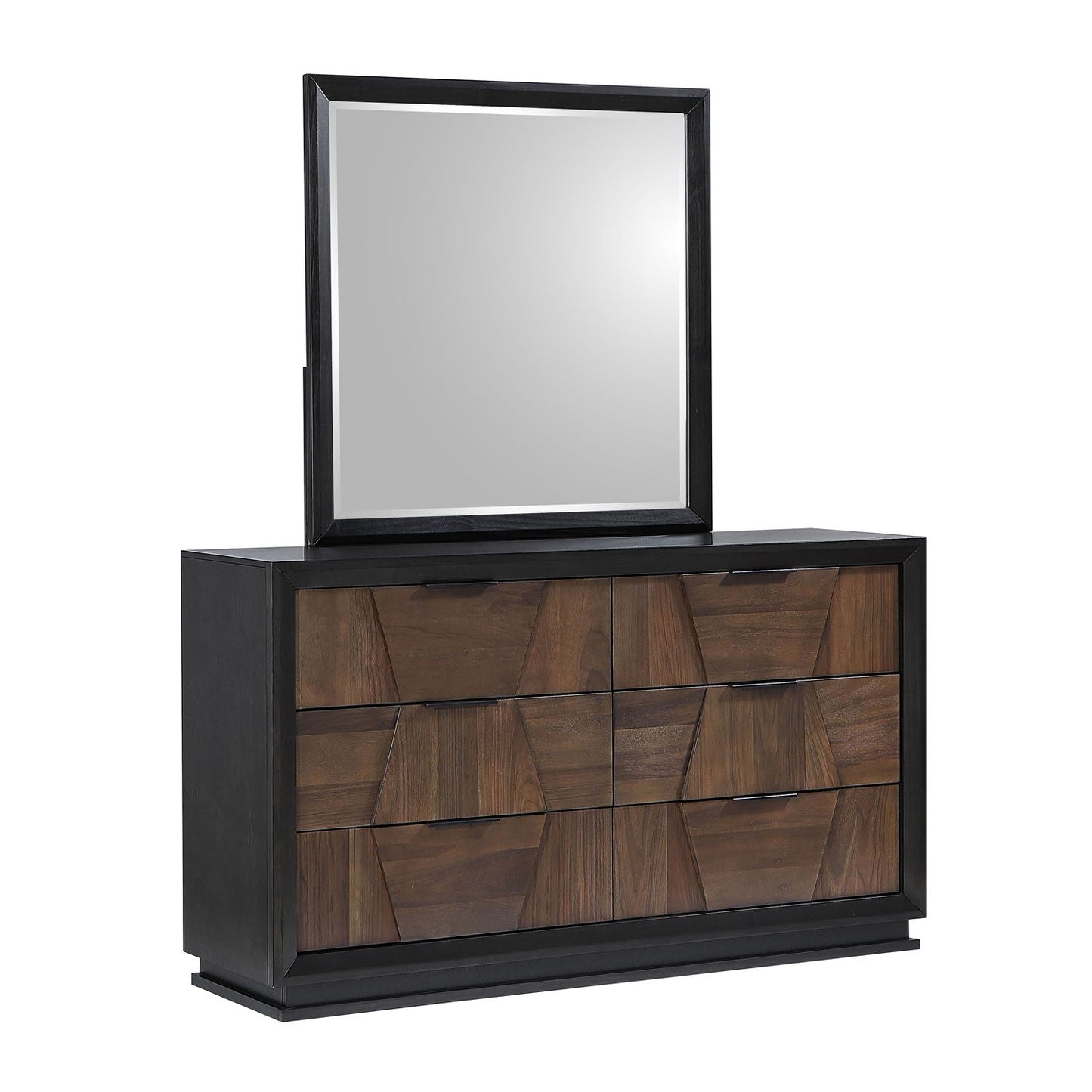 Houston - 6 Drawer Dresser - Walnut