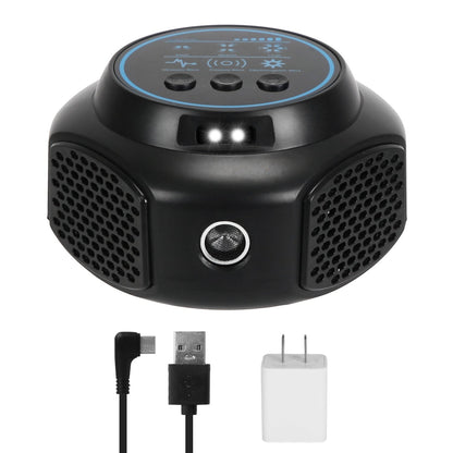 360¡ Ultrasonic Mice Repellent Indoor Rodent Repeller Rat Squirrel Rodent Chaser with 3 Modes 2 Strobe Lights for Kitchen Warehouse