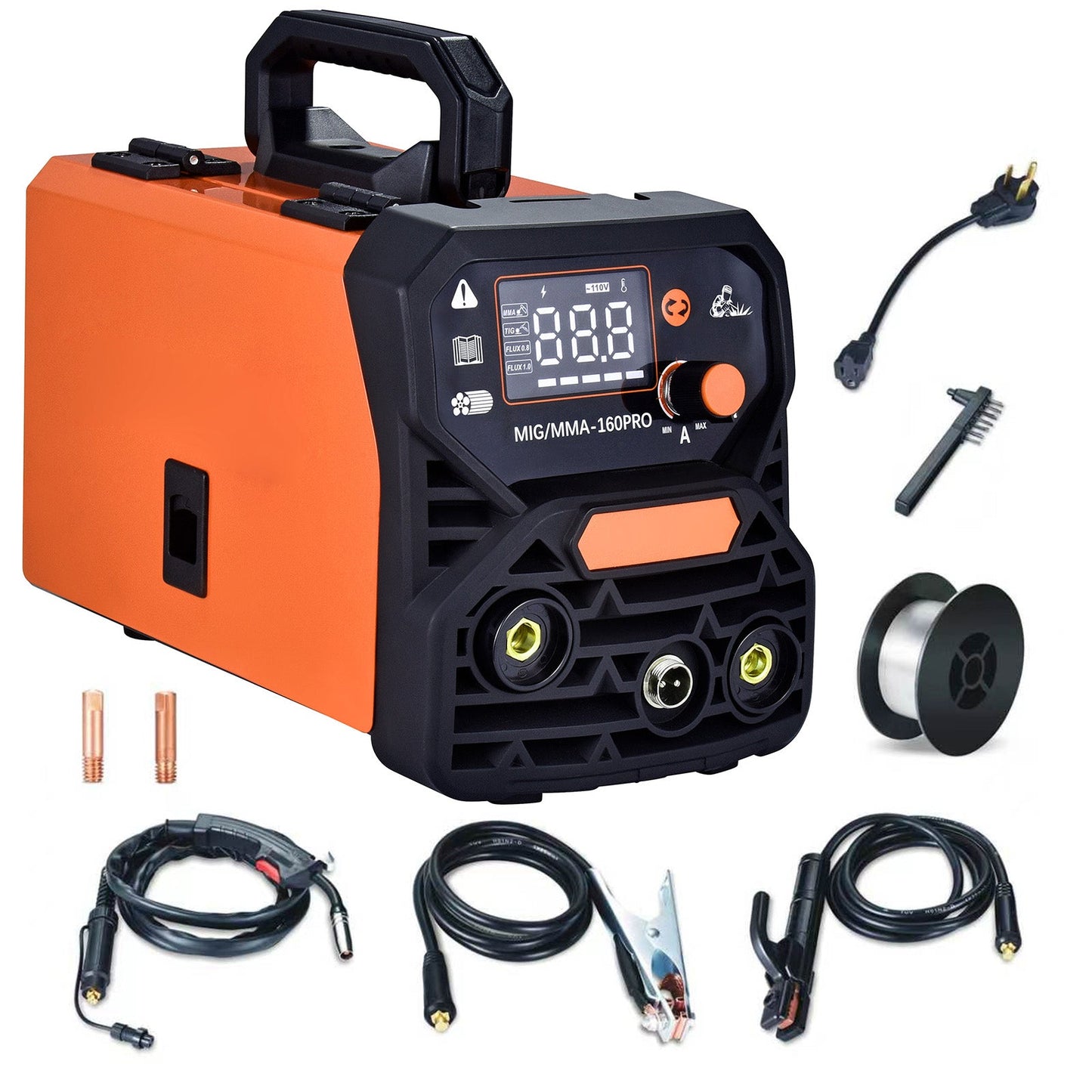 Dual Voltage 4-in-1 Welding Machine MMA/MIG-160 Pro
