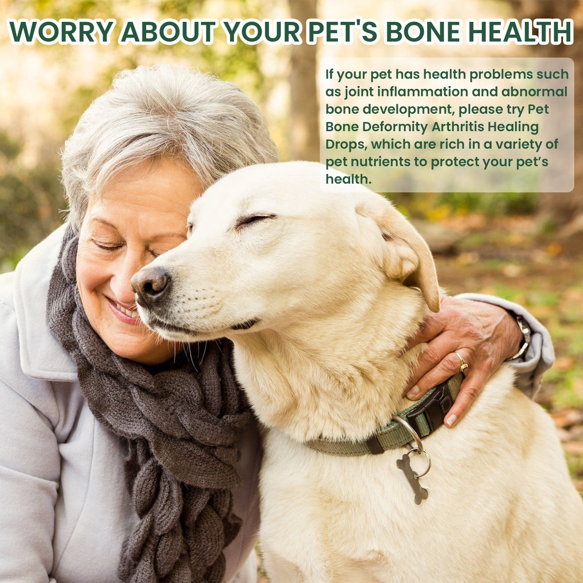 Yegbong Pet Joint Care Drops Are Suitable For All Ages Of Dogs And Cats, For Joint And Skin Care