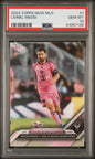 Graded 2024 Topps Now MLS Lionel Messi #1 Maestro Creates 1st Goal of 2024 MLS Season Opener Soccer Card PSA 10 Gem Mint