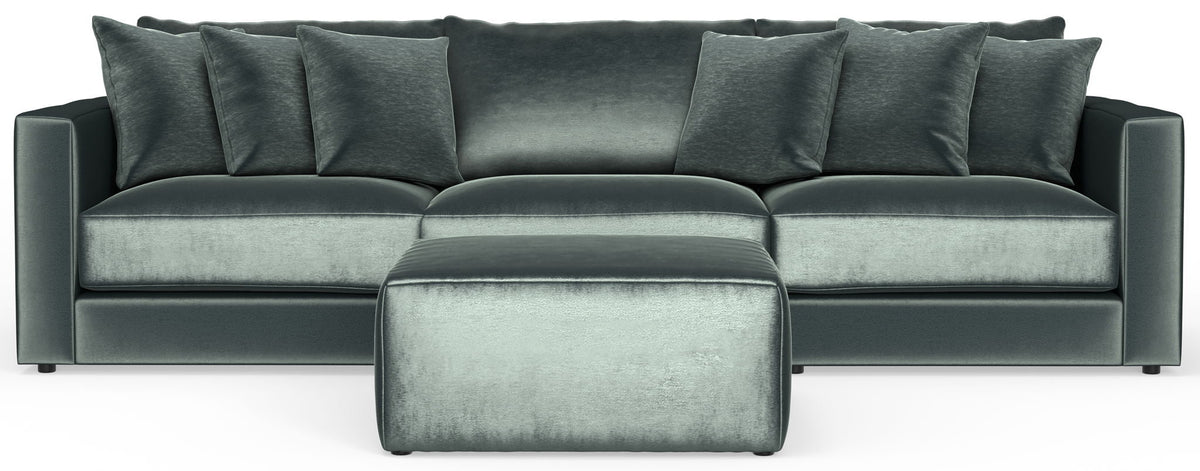 Remington - Modular Sofa And Cocktail Ottoman - Pine
