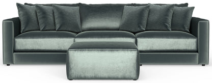 Remington - Modular Sofa And Cocktail Ottoman - Pine