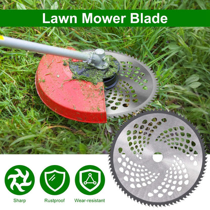 10" x 80T 9" x 36T Carbide Tip Brush Cutter Blades with Universal Adapter Kit Alloy Steel Blades Compatible with Brush Cutter Trimmer Weed Eater