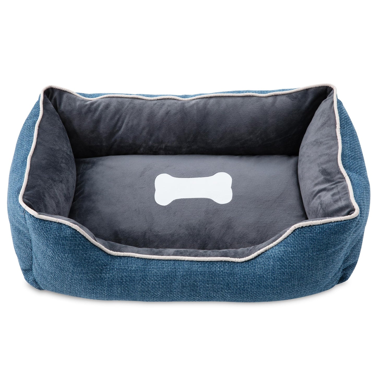 Small Dog Bed with Anti-Slip Bottom and Washable Cover