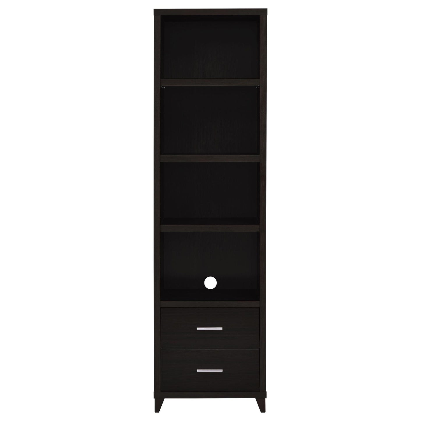 Barnaby - 4 Piece Rectangular Entertainment Center - Cappuccino