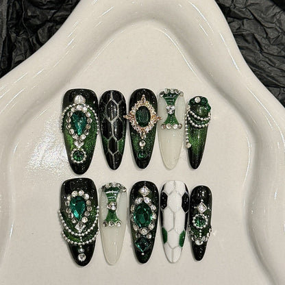 0937- Handmade press on nails fake nails removable
