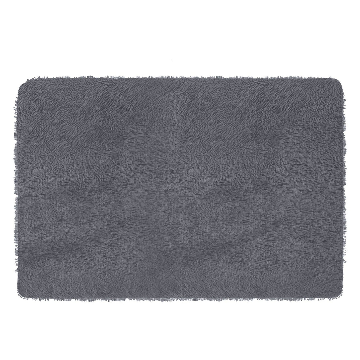 Fluffy Bedroom Rug 4Õ x 2.6Õ Anti-Skid Shaggy Area Rug Decorative Floor Carpet Mat for Nursery Bedroom Living Room