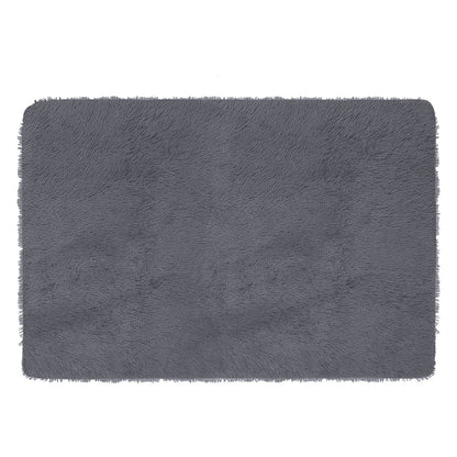 Fluffy Bedroom Rug 4Õ x 2.6Õ Anti-Skid Shaggy Area Rug Decorative Floor Carpet Mat for Nursery Bedroom Living Room