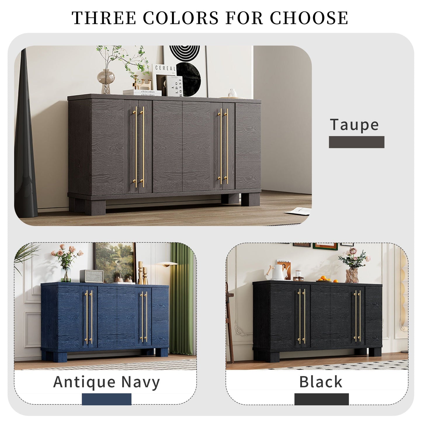 Sideboard With Adjustable Shelves