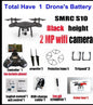 Sales Promotion WiFi 2MP Camera With S10 SMRC FPV Quadcopter Drone Helicopter UAV Micro Remote Control Toy RACER KIT Aircraft