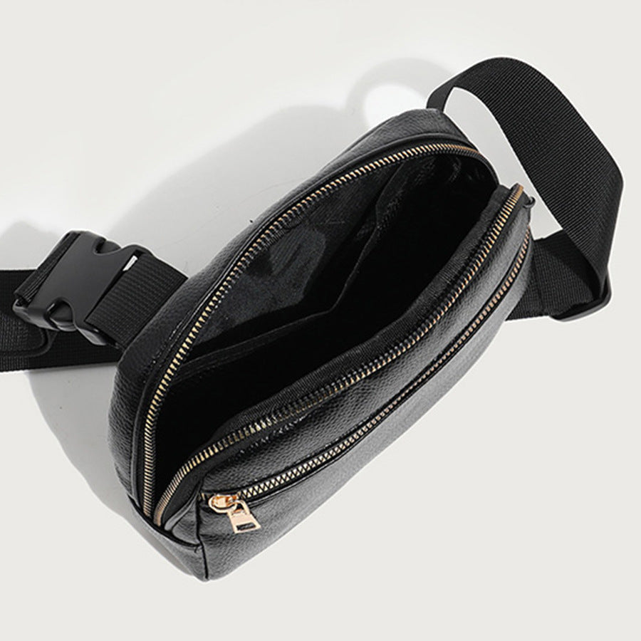 Adjustable Fashionable Solid-color Everyday Waist Bag