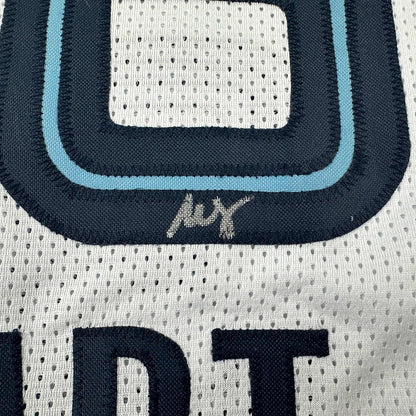 Framed Autographed/Signed Marcus Smart 35x39 Memphis White Basketball Jersey Beckett BAS COA