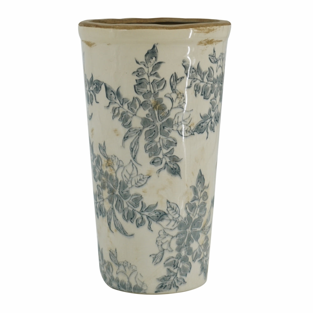 5.3x5.3x9.6' Flower Vase with Wide Mouth