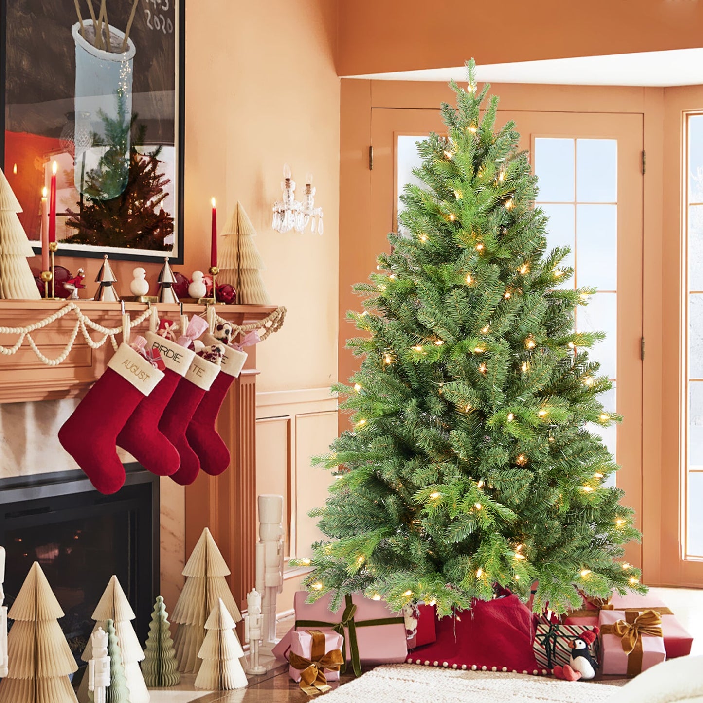 5FT Christmas Tree with 756 PE+PVC Tips