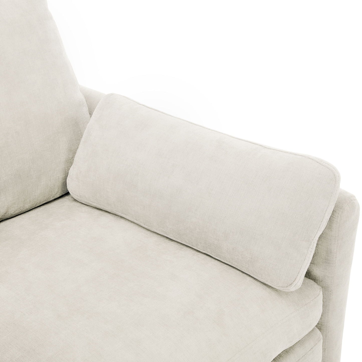 Cozy Upholstered Cushion Armchair For Living Room