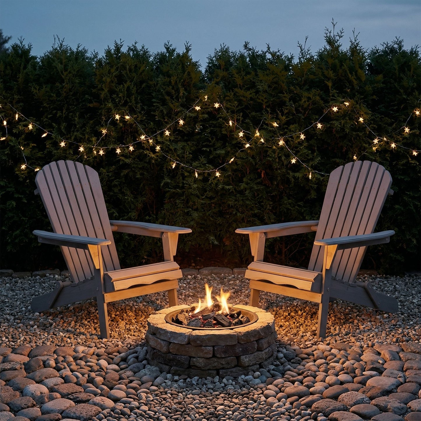 Oversize Outdoor Folding Adirondack Chair, Patio Chair For Garden
