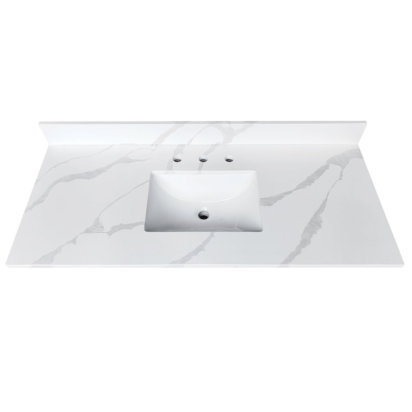 49-Inch Quartz Bathroom Vanity Top