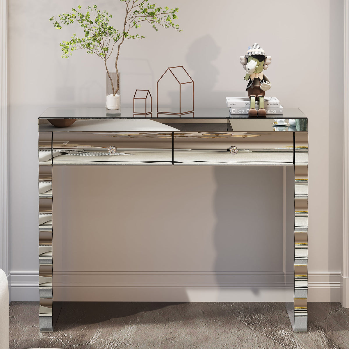 Mirror Console Table