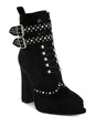 Punk Harness Boots - Studded High Heel Boots | Femstylo