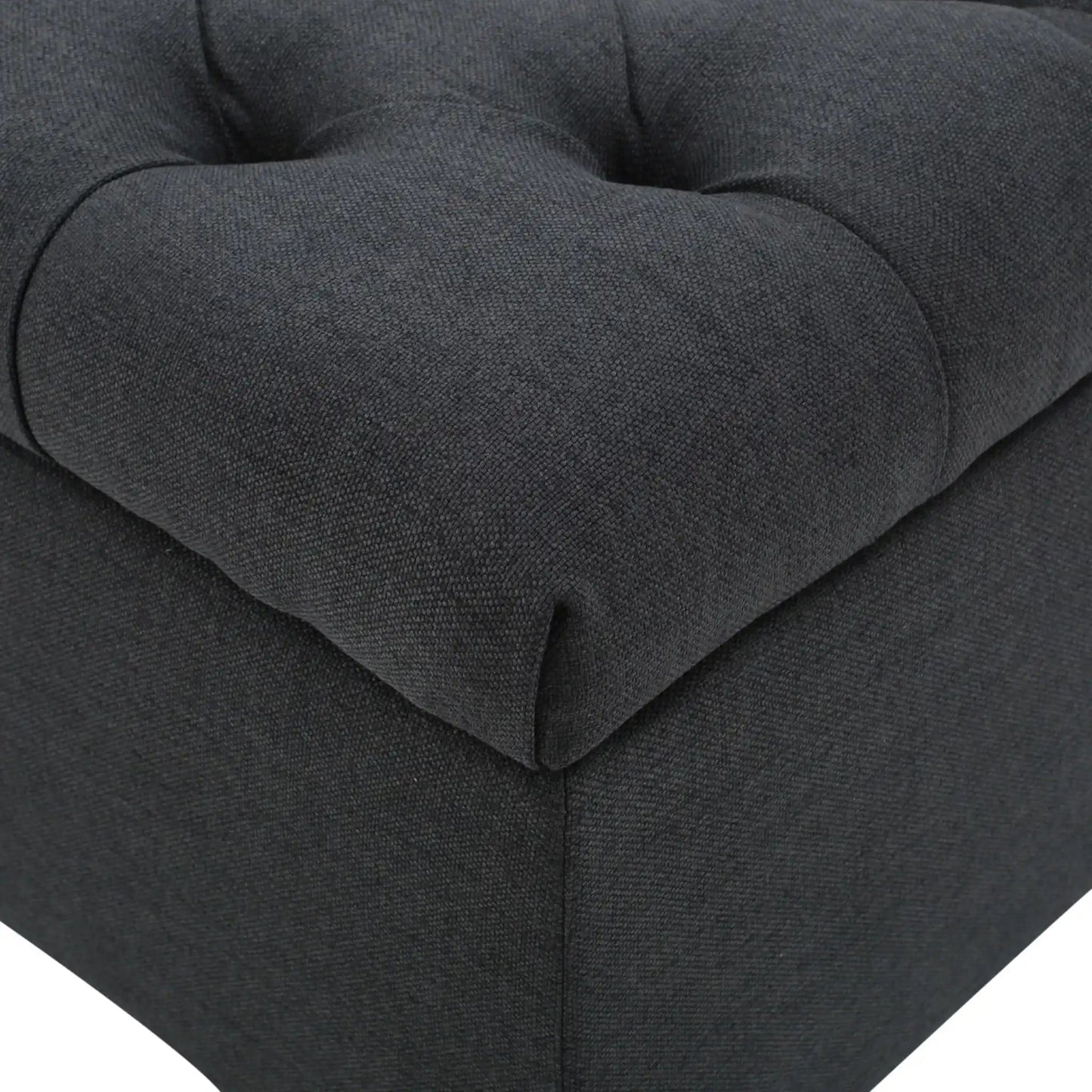 Glouster Contemporary Storage Ottoman with Button Tufted Design