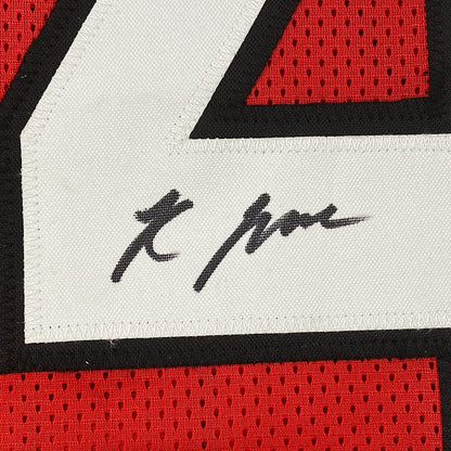 Framed Autographed/Signed Rondale Moore 35x39 Arizona Red Football Jersey JSA COA