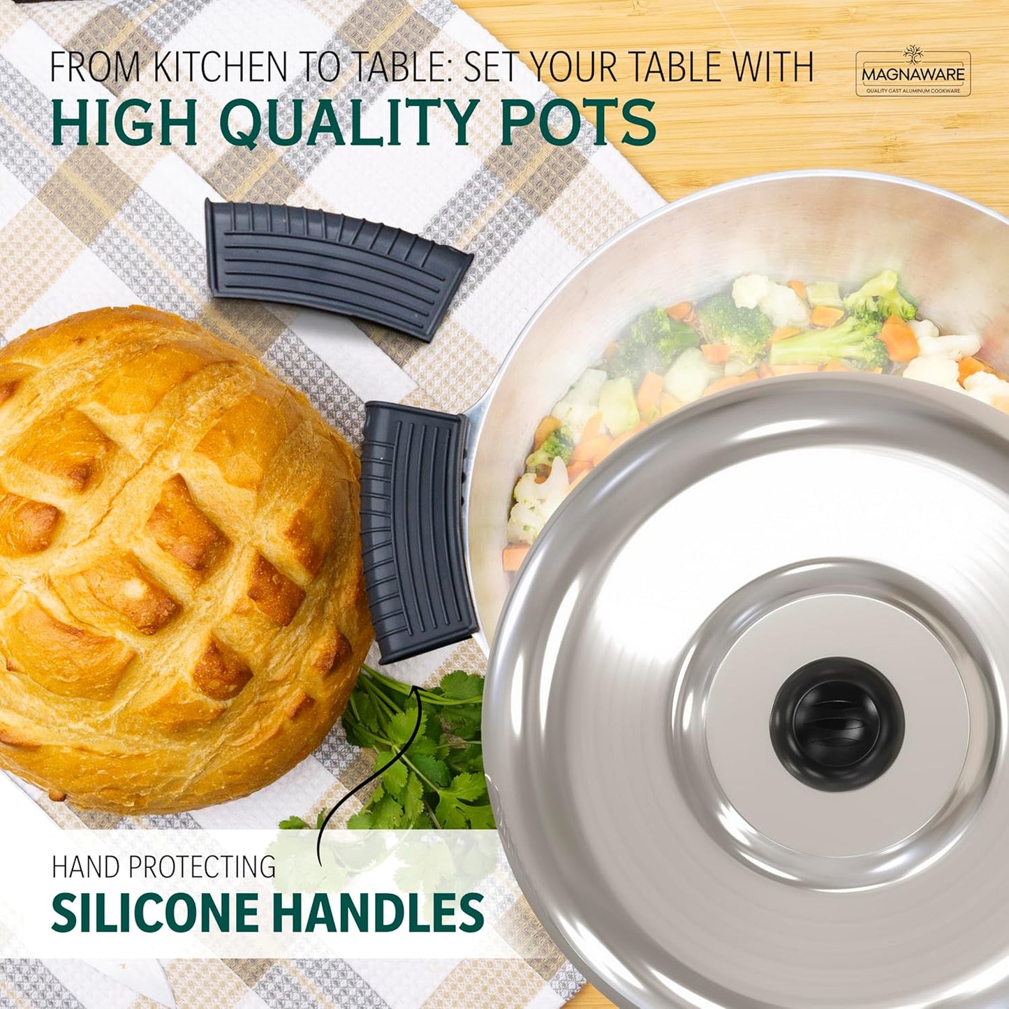 5 Quarts Round Dutch Oven with Lid