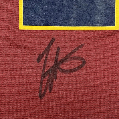 Framed Autographed/Signed Collin Sexton 35x39 Cleveland Cavaliers Red Basketball Jersey Fanatics COA