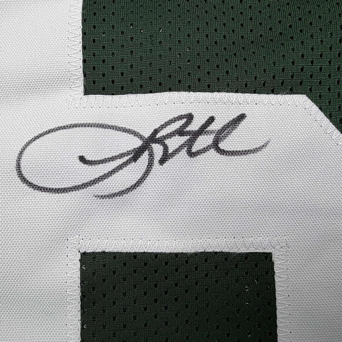 Framed Autographed/Signed Leroy Butler 35x39 Green Bay Green Football Jersey Beckett BAS COA