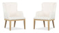 Somerset - Dining Arm Chair With Upholstered Seat & Back (Set of 2) - Butternut and Omari Natural
