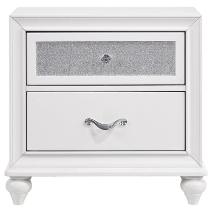 Barzini 4-piece Eastern King Bedroom Set White