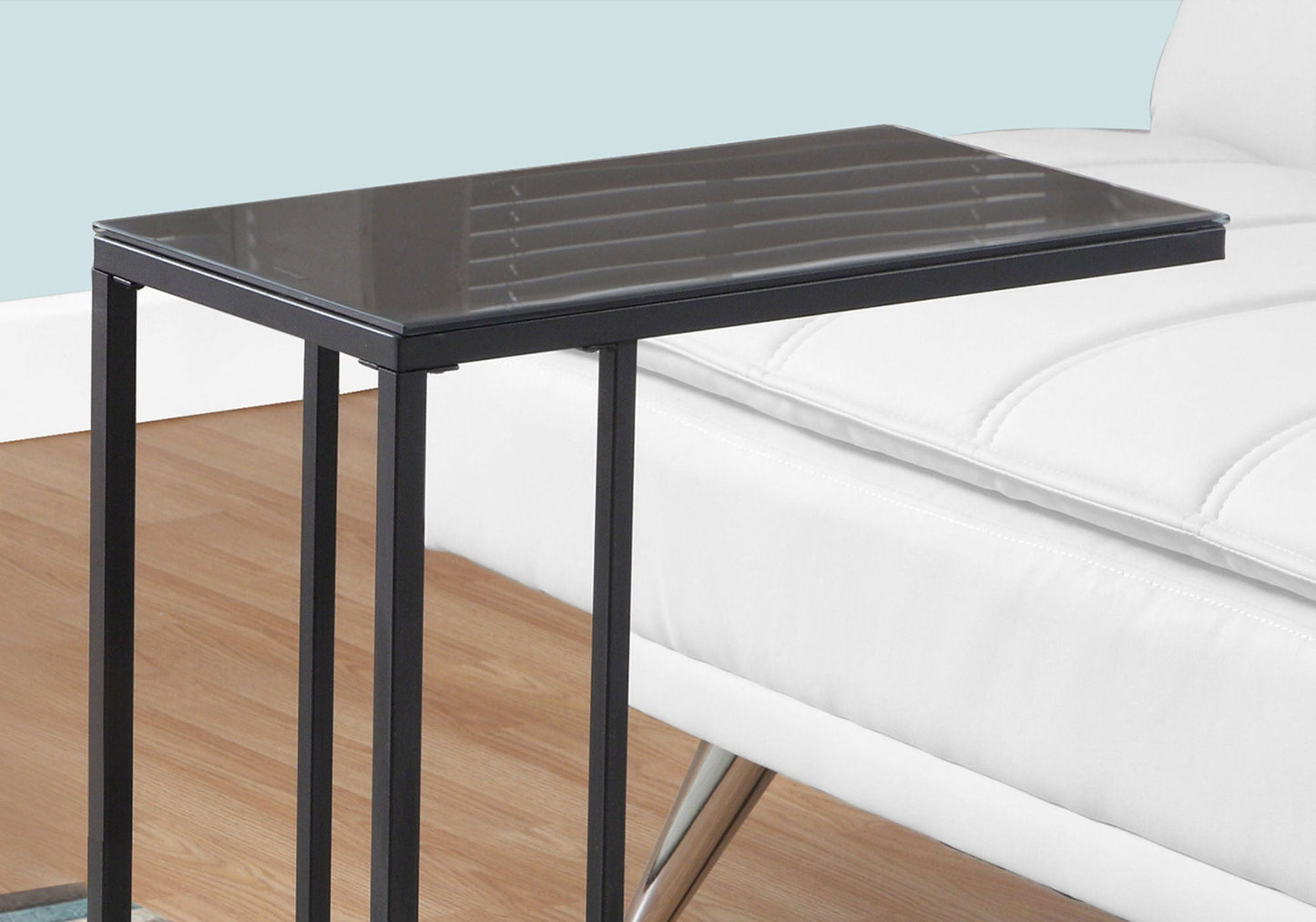 C-Shaped Accent Table for Living Room