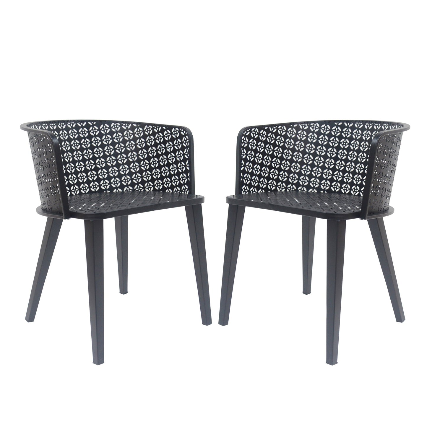 Milan Outdoor Dining Chair Set of 2