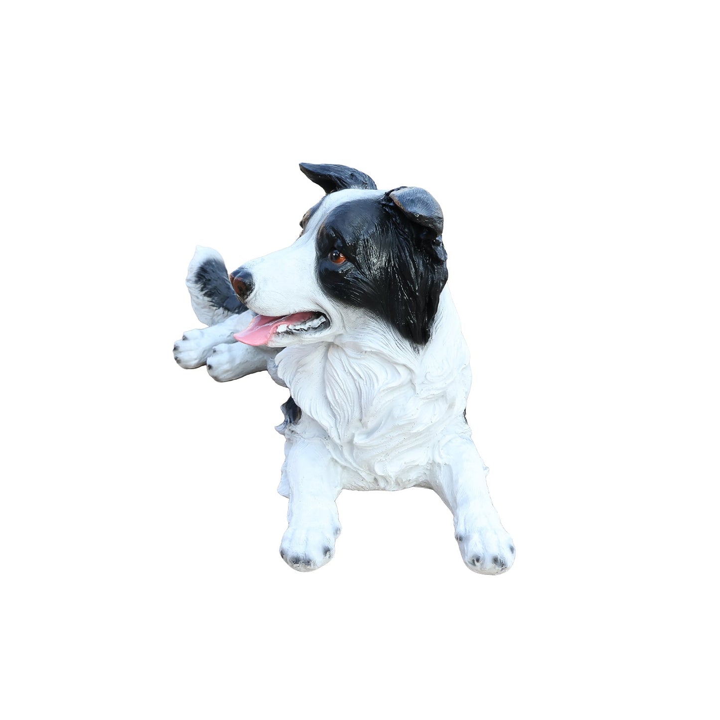 Outdoor Garden Border Collie Dog Statue Greeter