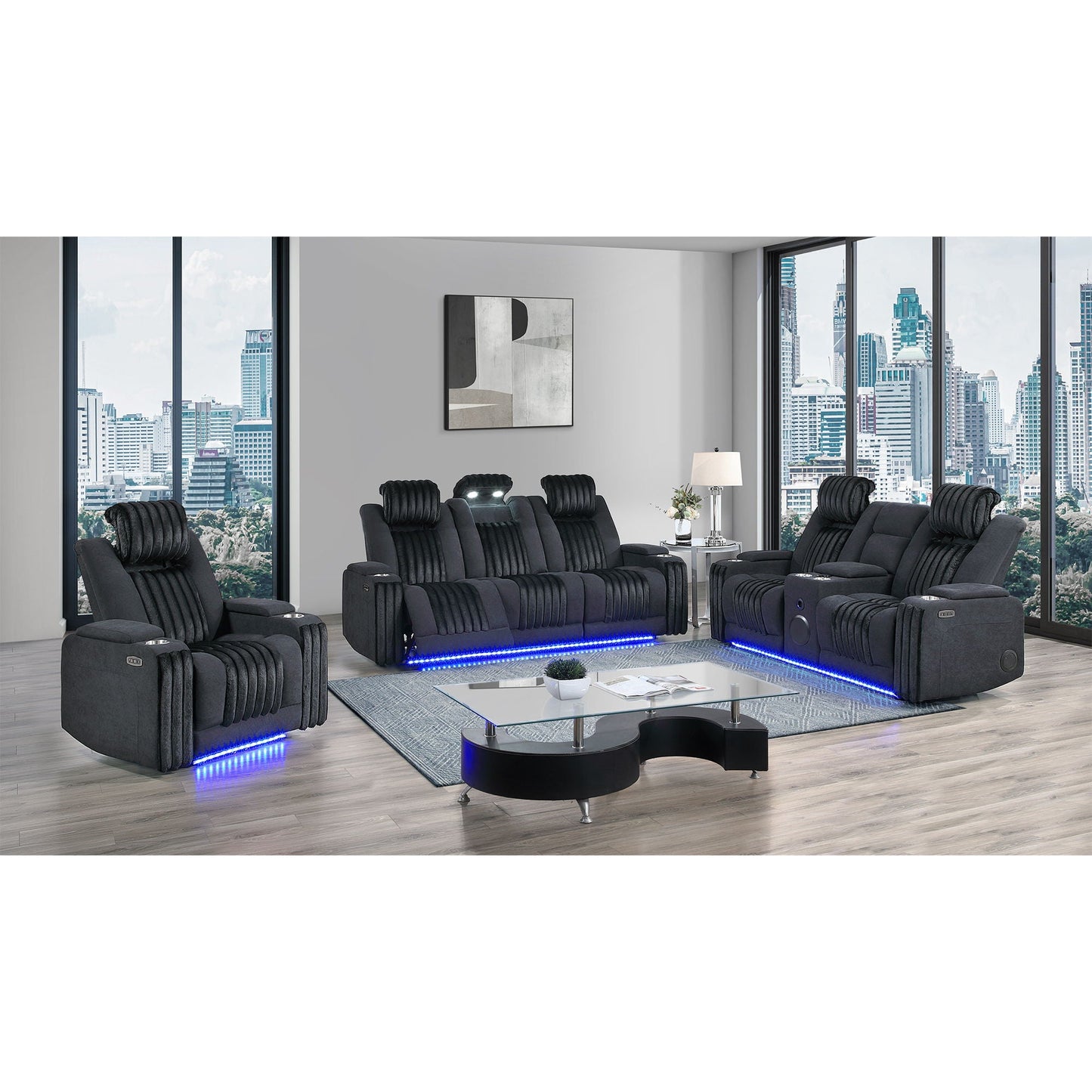 Duran - Power Reclining Loveseat With Power Headrest