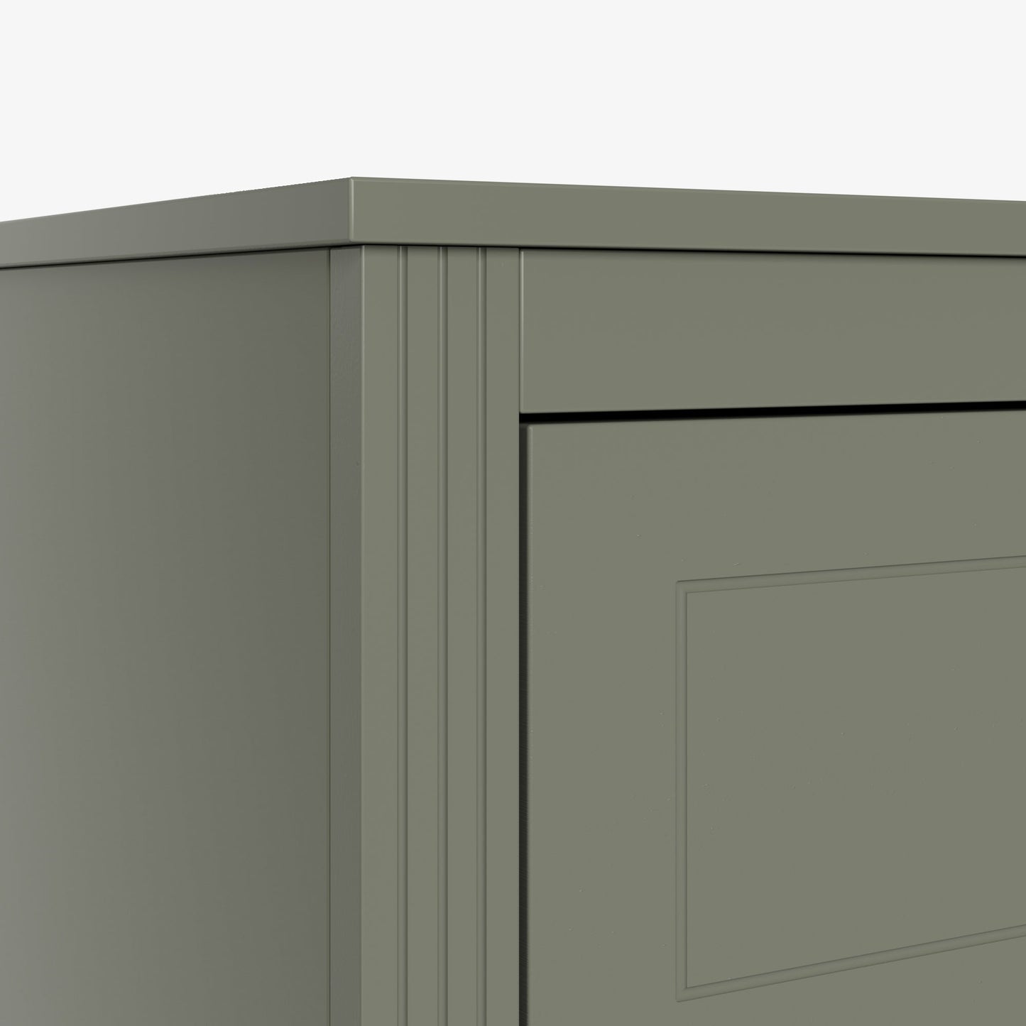 6-Drawer Double Dresser in Olive