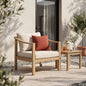 Acacia Wood Patio Furniture Club Chair with Soft Cushion